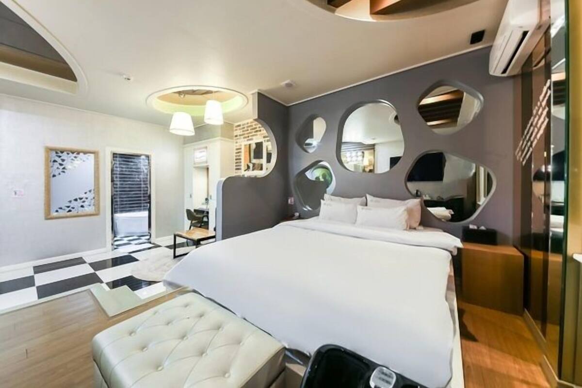 Habitación doble superior (B) | Escritorio, espacio para trabajar con laptop y wifi gratis 