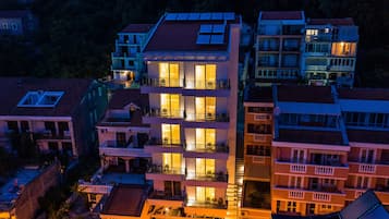 Front of property - evening/night