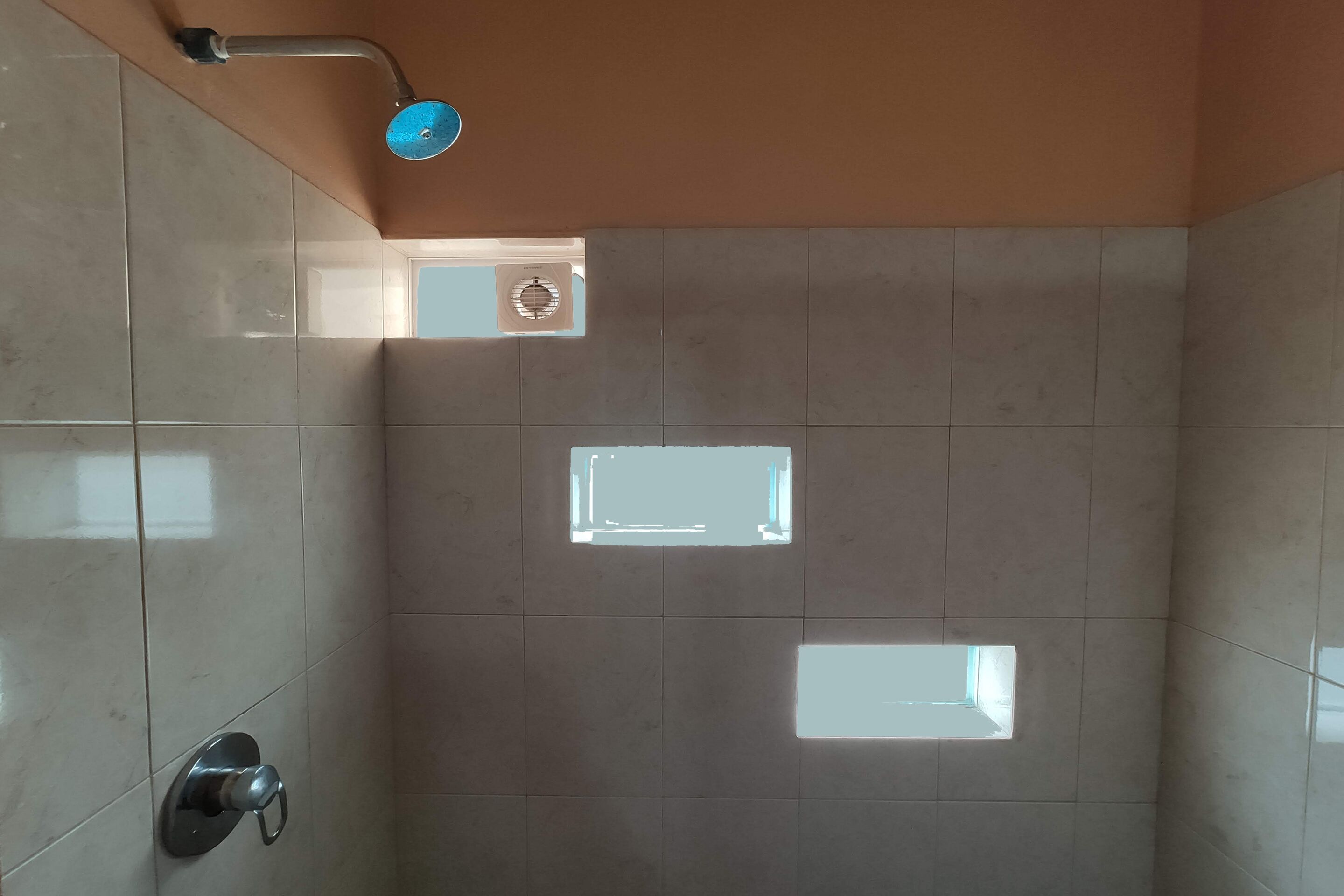 Regadera en el baño