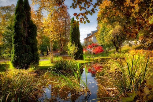 Charmante Ferienwohnung "Holunder" mit Bergblick, WLAN, Balkon & Garten