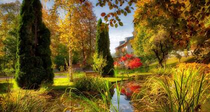Charmante Ferienwohnung "Holunder" mit Bergblick, WLAN, Balkon & Garten