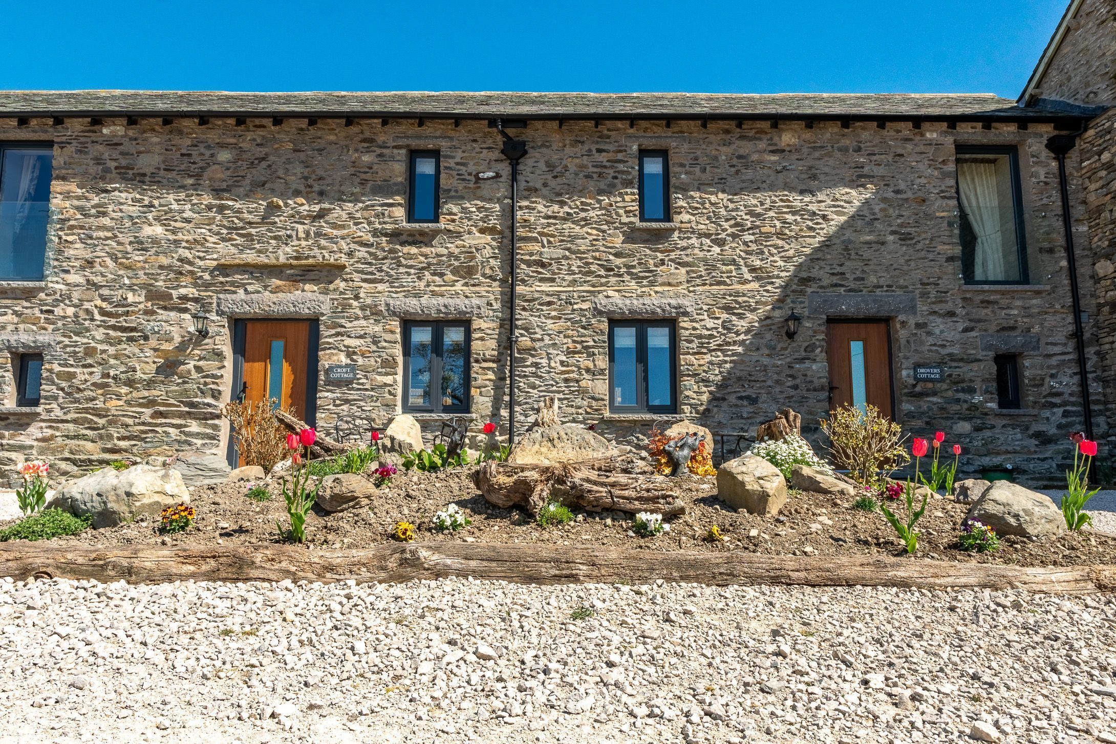 Patton Hall Cottages -  Two identical adjoining 3-bed cottages, on a working farm
