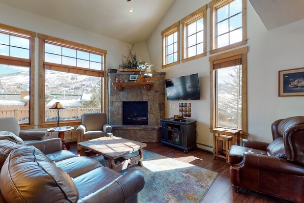 TV, fireplace, DVD player