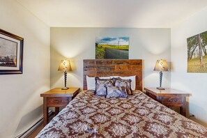 1 slaapkamer, een strijkplank/strijkijzer, gratis internet, beddengoed