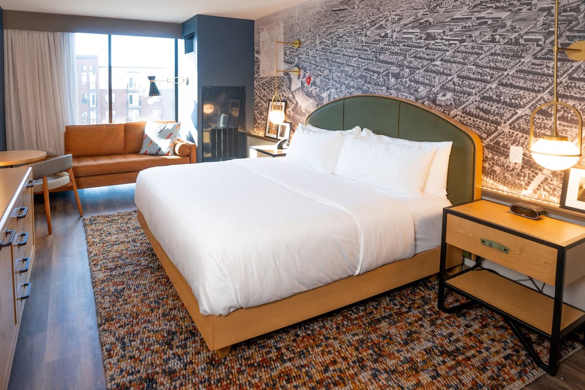 in-room safe, laptop workspace, blackout curtains, iron/ironing board