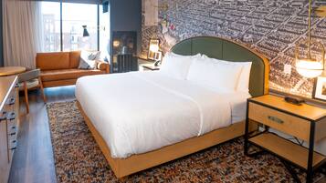 In-room safe, laptop workspace, blackout curtains, iron/ironing board