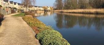 2BR &2 Bath Riverside Penthouse 2 Parking  View Near St Neots