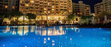 Indoor pool, outdoor pool