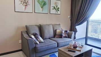 40-inch LED TV with cable channels, TV