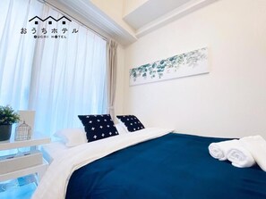 スタジオ バルコニー付 603号室 | デ スク、アイロン / アイロン台、WiFi (無料)、ベッドシーツ