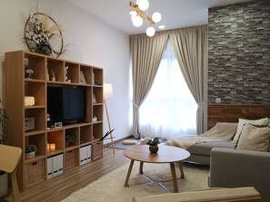Apartment, 2 Schlafzimmer (Kanso) | Wohnzimmer