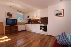 Kühlschrank, Mikrowelle, Herdplatte, Geschirrspüler