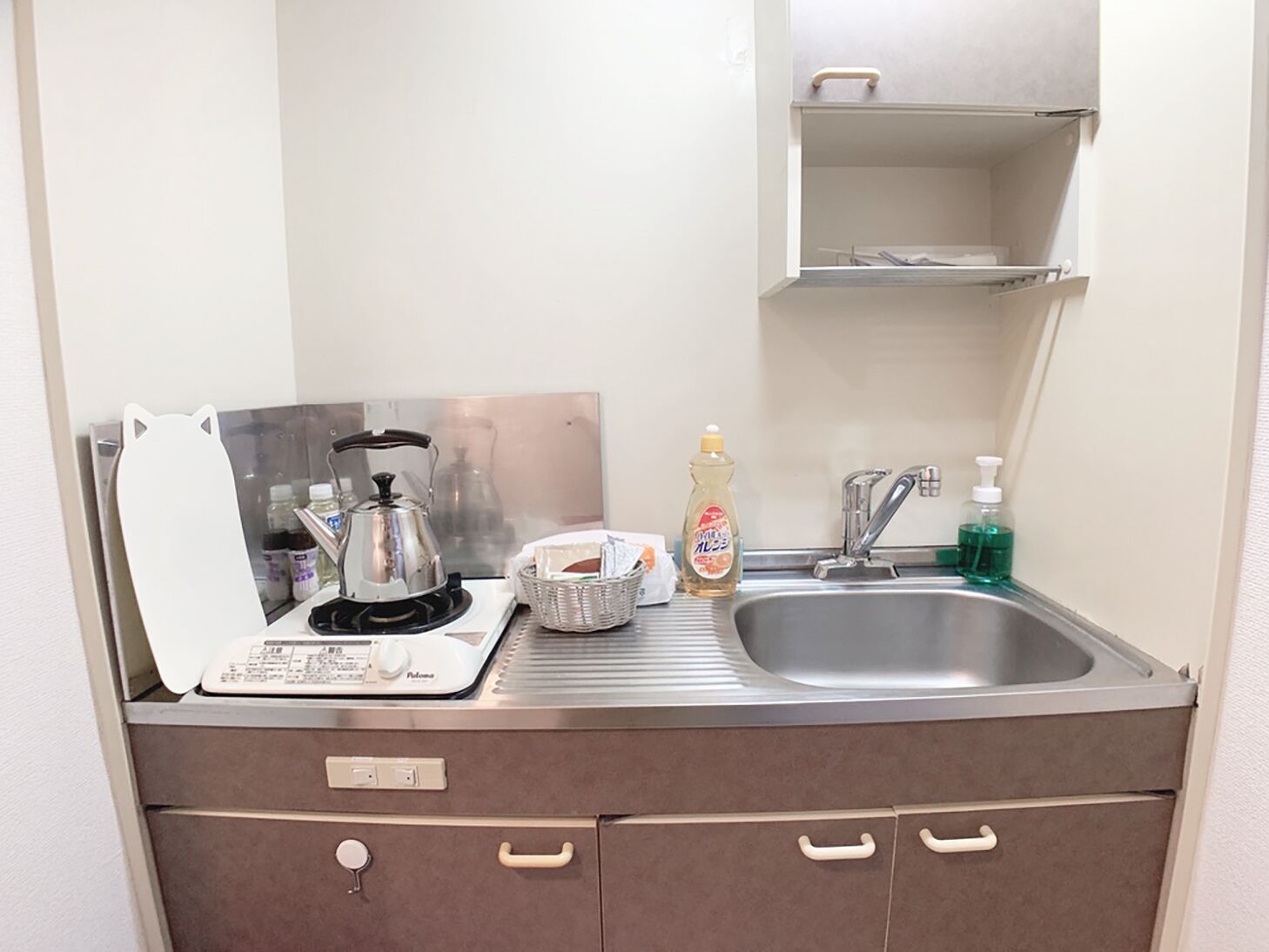 開放式客房, 陽台 (202) | 私人小型廚房 | 電冰箱、微波爐、爐台、烤盤