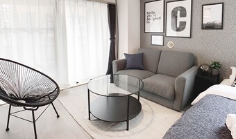 Studio, Balkon (501) | Wohnbereich