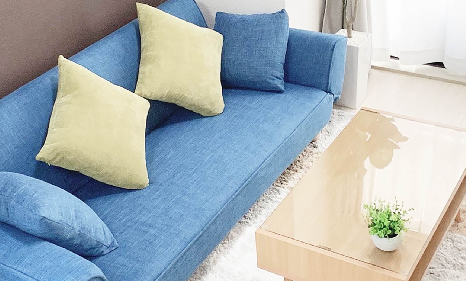 スタジオ バルコニー付 202号室 | リビング エリア