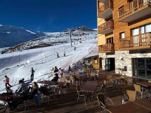 Outdoor dining - Snug Apartment in ski Area With top of Over 3 km. Heights (Orcieres)
