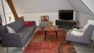 Comfort Apartment, 2 Bedrooms | Living area | Heated floors