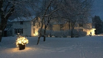 Front of property – evening/night