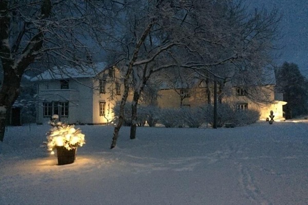 Front of property - evening/night