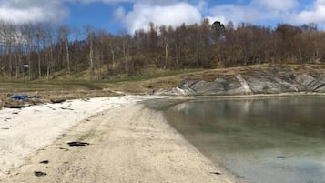 Private beach, fishing