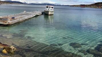 Private beach, fishing