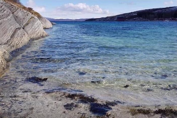 Private beach, fishing