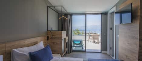 Habitación doble de lujo | Sábanas de algodón egipcio, ropa de cama de alta calidad y edredón