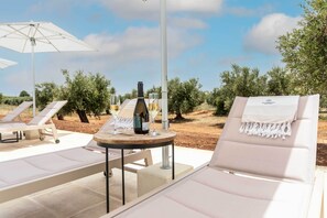 Blick von der Unterkunft