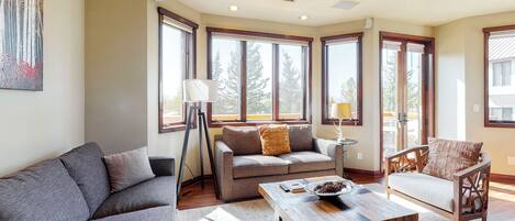 TV, fireplace, DVD player, stereo