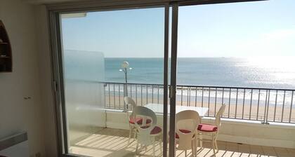 Facing the sea - Balcony - Studio for 4