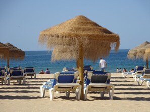 En la playa 