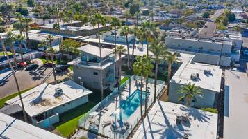 Una piscina climatizada