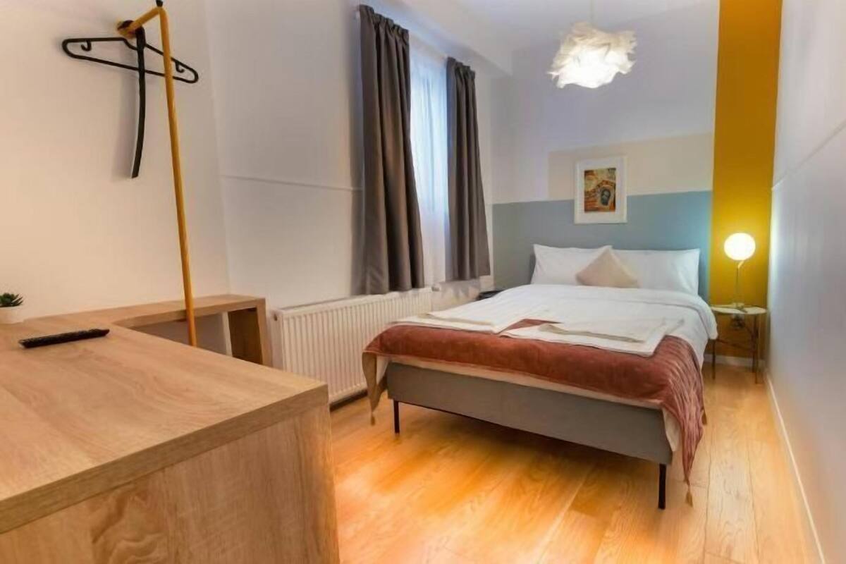 Minibar, desk, blackout curtains, soundproofing
