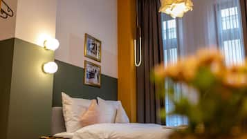 Junior Double Room | 1 bedroom, minibar, blackout curtains, soundproofing