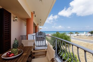 公寓, 2 間臥室, 海景 | 陽台