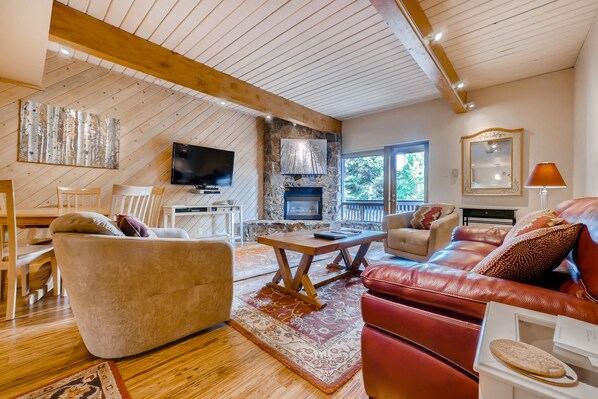 TV, fireplace, DVD player