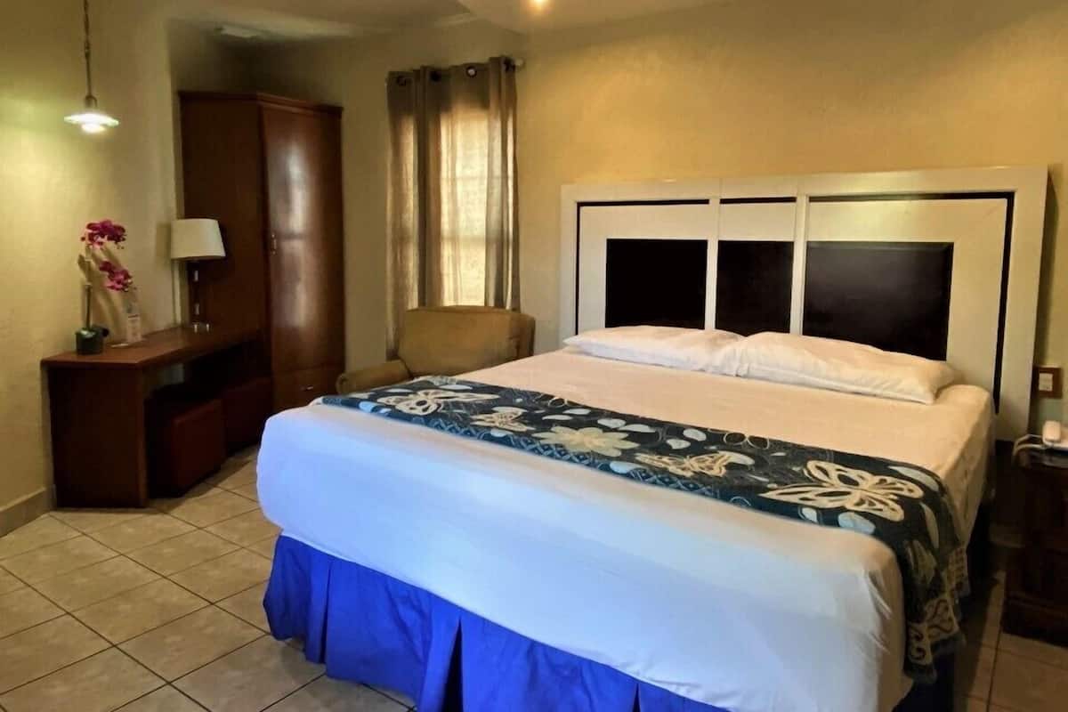 Suite, 1 King Bed | Unika möbler, mörkläggningsgardiner, ljudisolering och gratis wi-fi