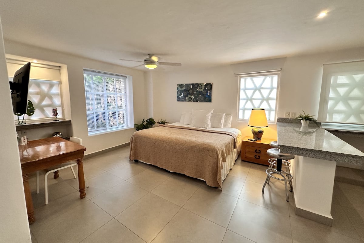 Comfort Studio Suite, 1 King Bed, Kitchen