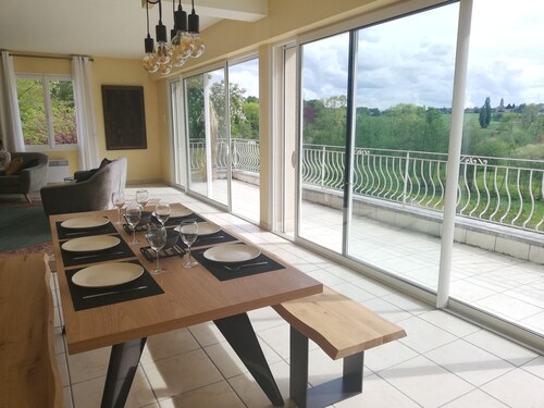 Villa 4 Avec Vue, Piscine et Parc de Château