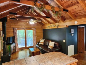 Fernseher, Kamin, Arbeitsbereiche