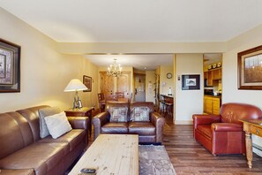 TV, fireplace, DVD player