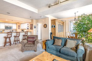 TV, fireplace, DVD player, stereo