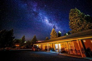 Front of property – evening/night