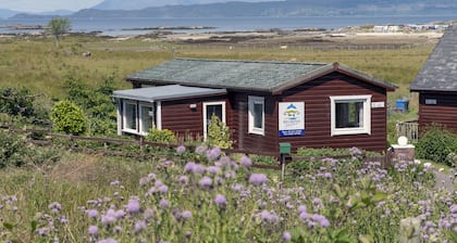 Private holiday lodge with fabulous views "over the sea to Skye"