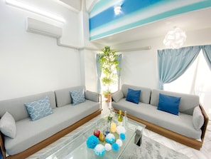Condo (Tall House 2, with Loft) | Living room | Flat-screen TV - Chatan Tall House (Chatan)