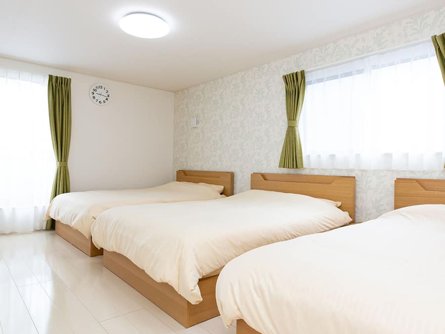 Huis (A) | 2 slaapkamers, een bureau, geluiddichte muren, gratis wifi