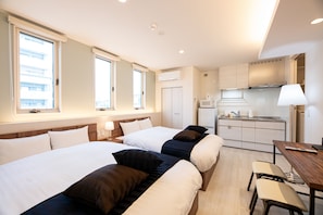 Standard Apartment | 1 bedroom, desk, free WiFi, bed sheets - T· K square kagoshima chuo (Kagoshima)