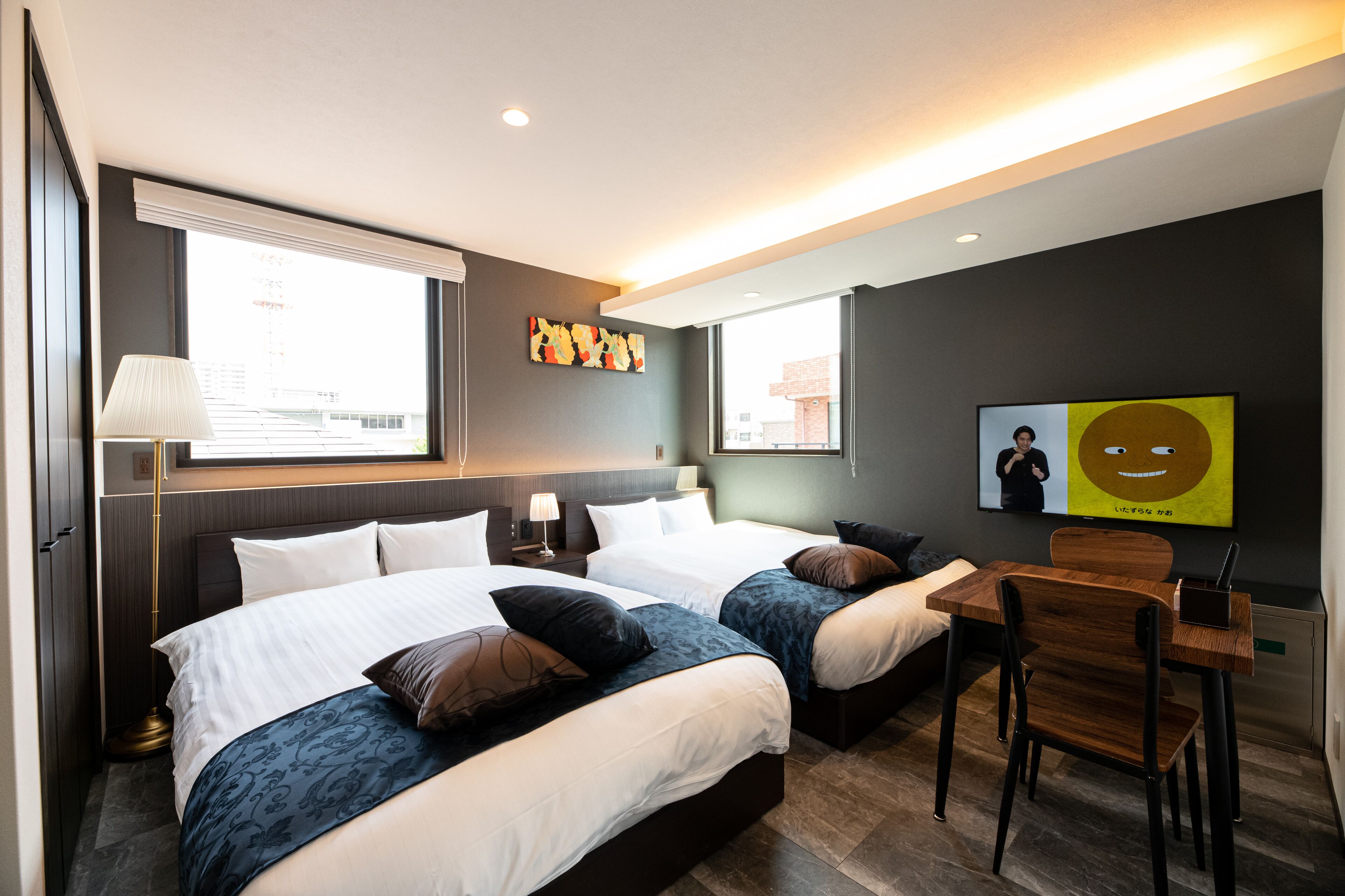 1 bedroom, desk, free WiFi, bed sheets