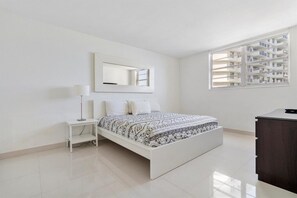 2 bedrooms, iron/ironing board, travel cot, WiFi