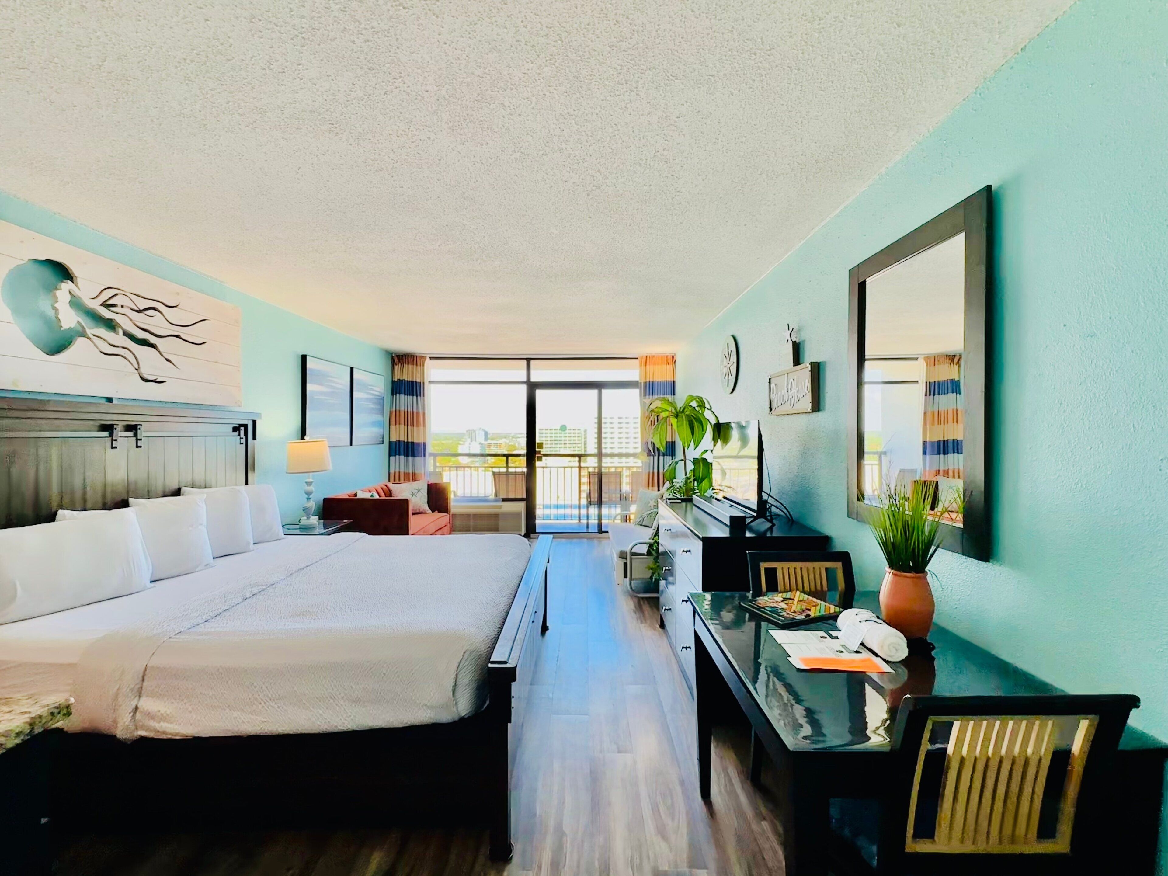 1 slaapkamer, een strijkplank/strijkijzer, gratis wifi, beddengoed